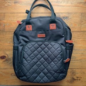 Black backpack/Diaper Bag